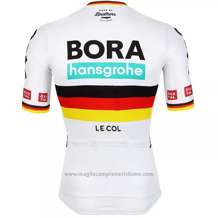 2022 Abbigliamento Ciclismo Bora-Hansgrone Nero Rosso Giallo Manica Corta e Salopette